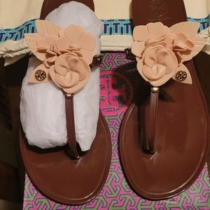 Tory Burch Blossom Jelly Thong Sandals